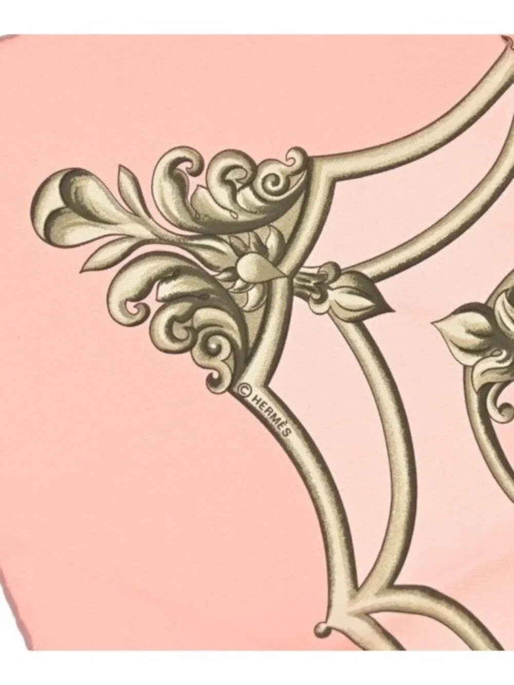 Hermes Bandana Scarf Pink